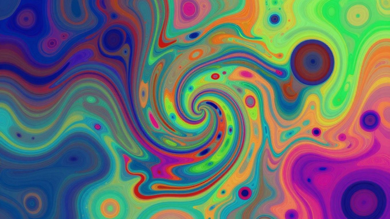 Abstract music video visuals