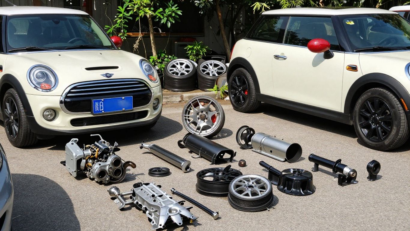Mini Cooper parts at Sunshine Coast wreckers