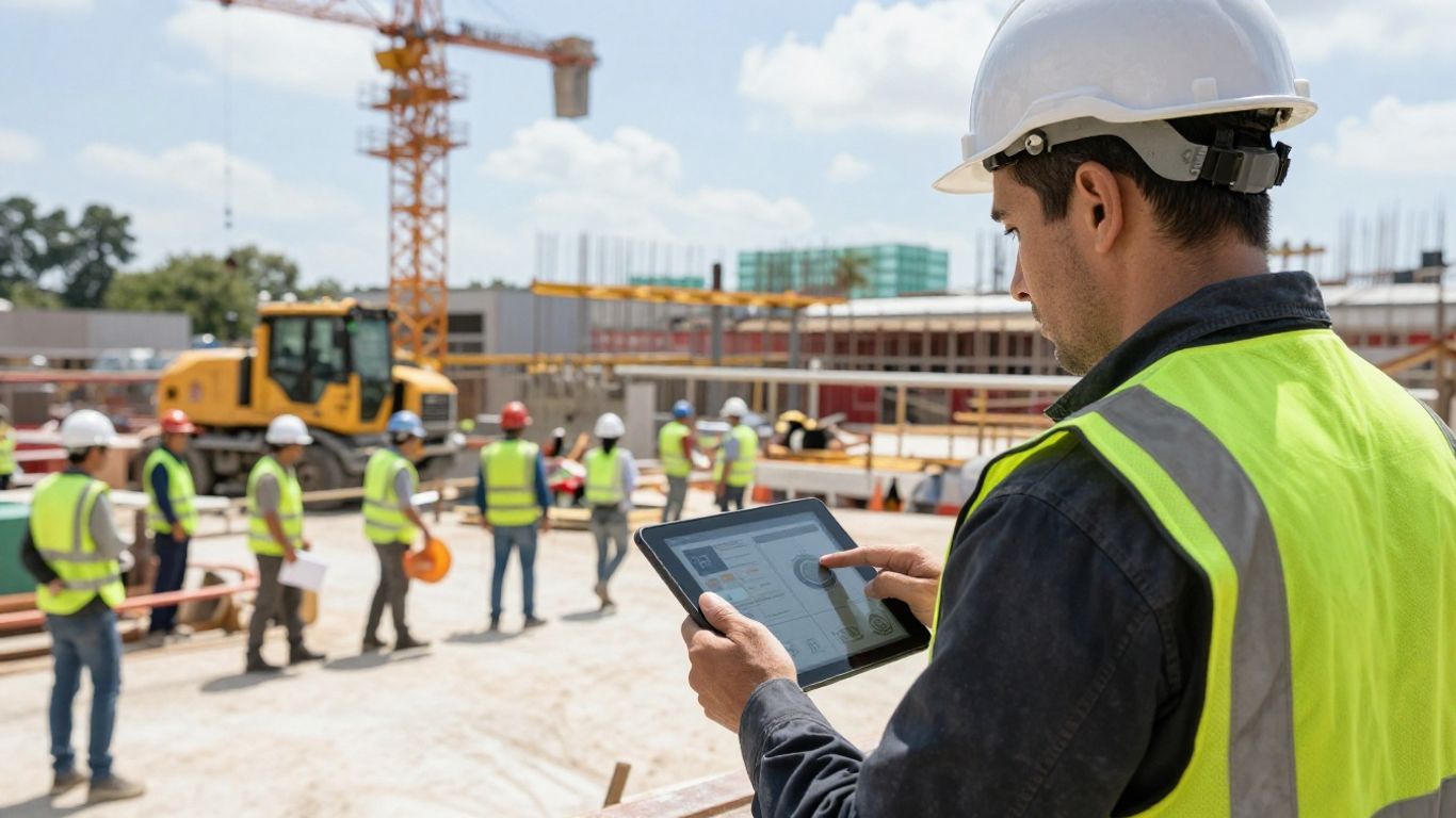 Organizing complex construction project workflows