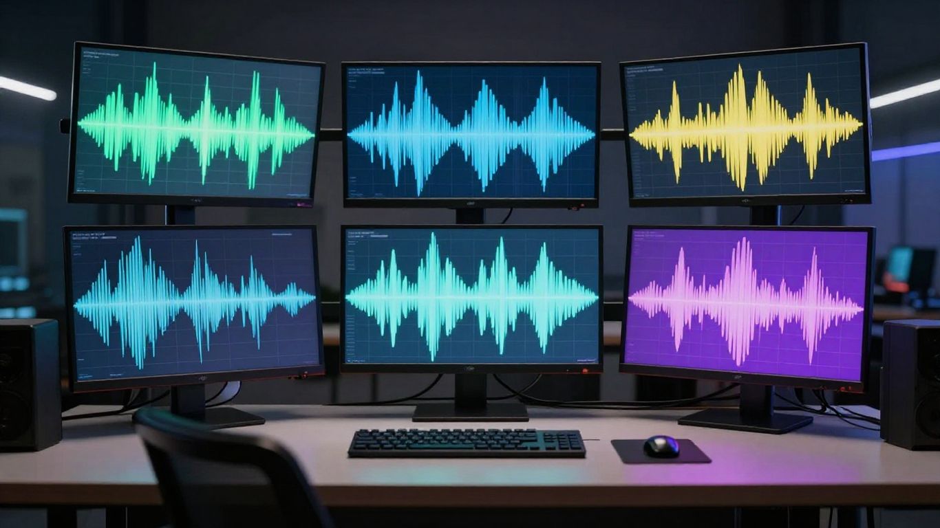 AI music generation dashboard