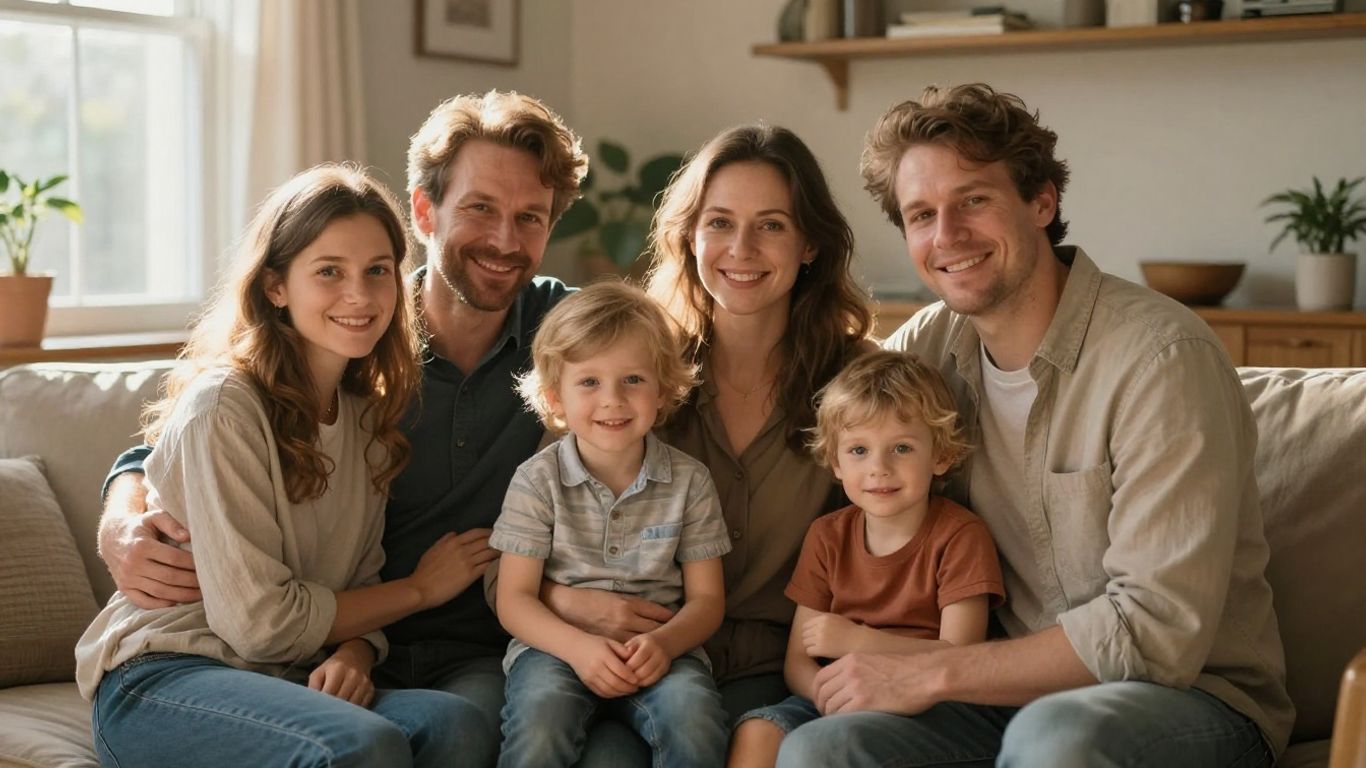 Gezin Van Zanden samen, met hoop en geloof.