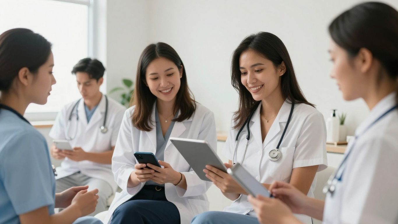 Medspa staff managing appointments and client calls effectively.