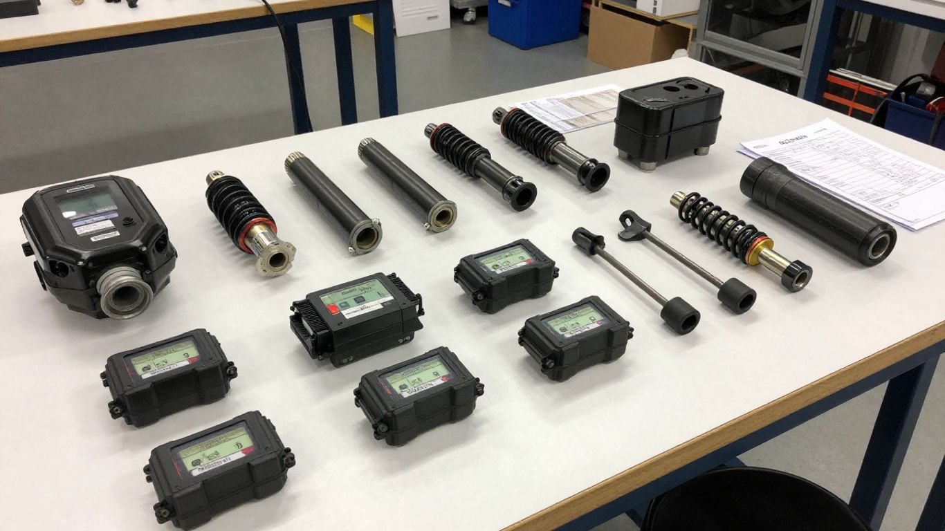 Audi parts comparison beside a Perth repair bay