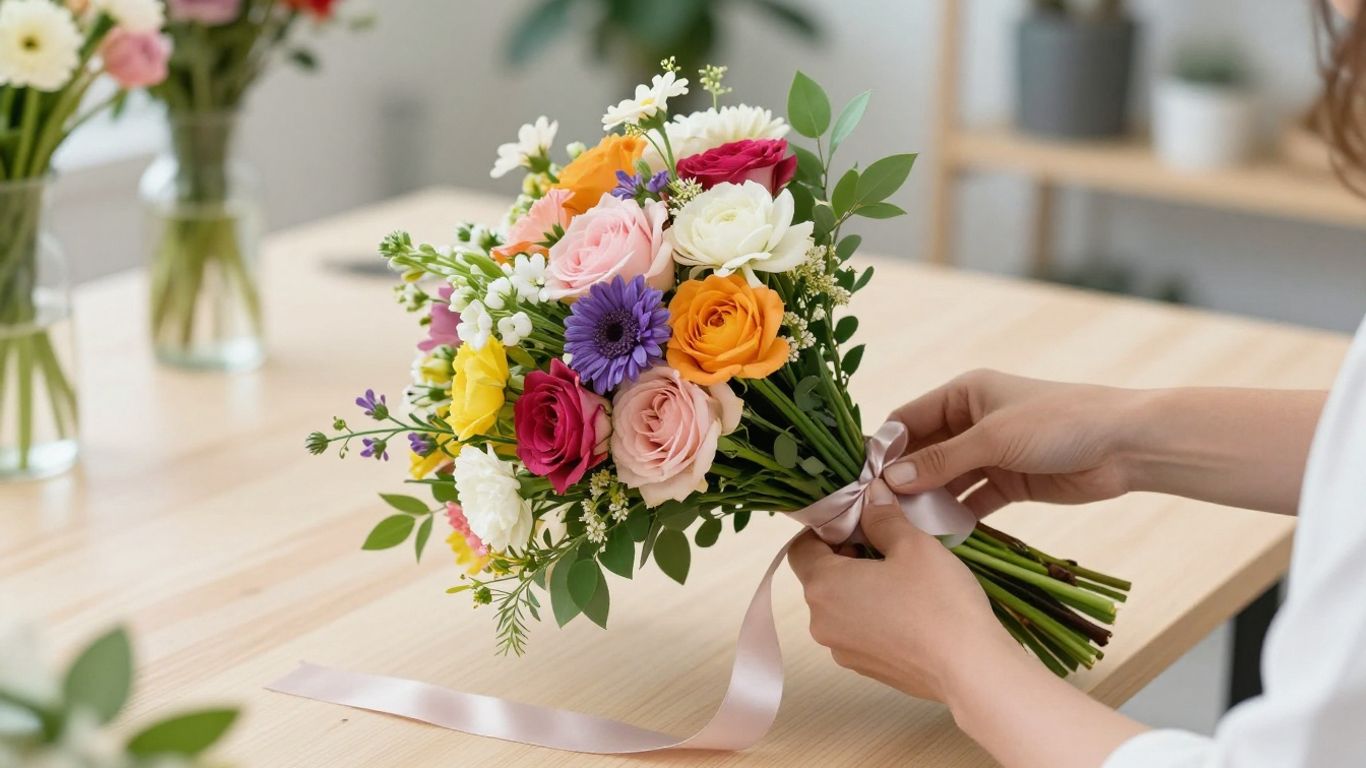 Fresh bouquet for local delivery