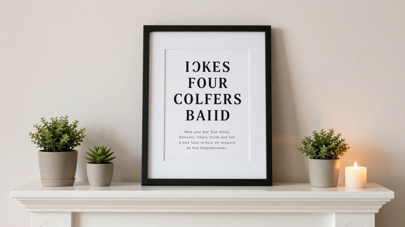 A beautifully custom designed lyric plaque