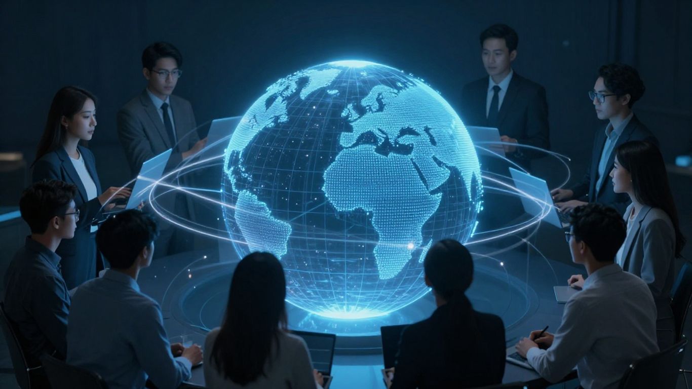 Colaboración global en educación digital