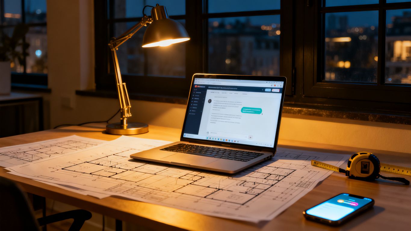 After-hours renovation lead conversation