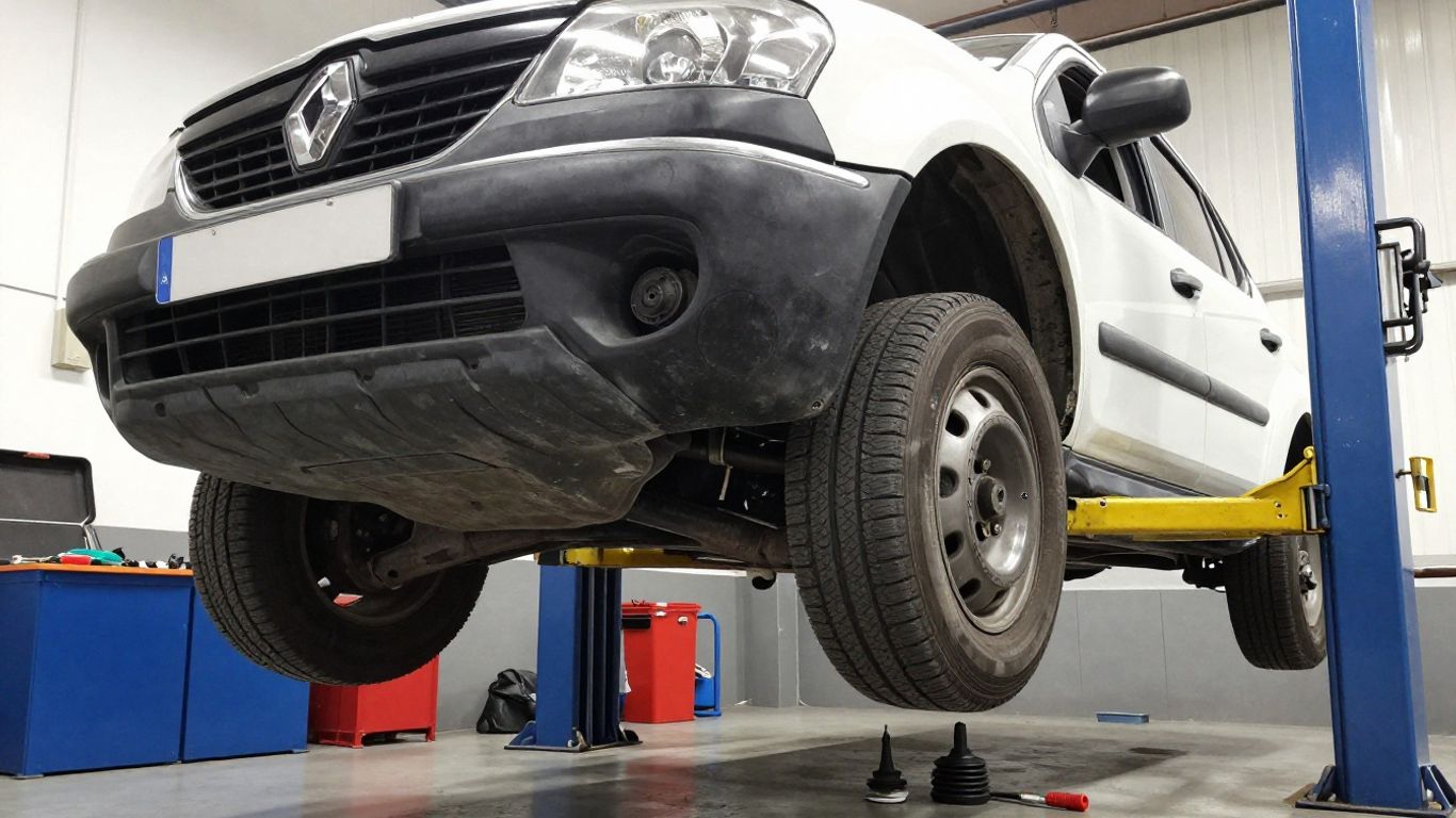 Renault drivetrain components being inspected