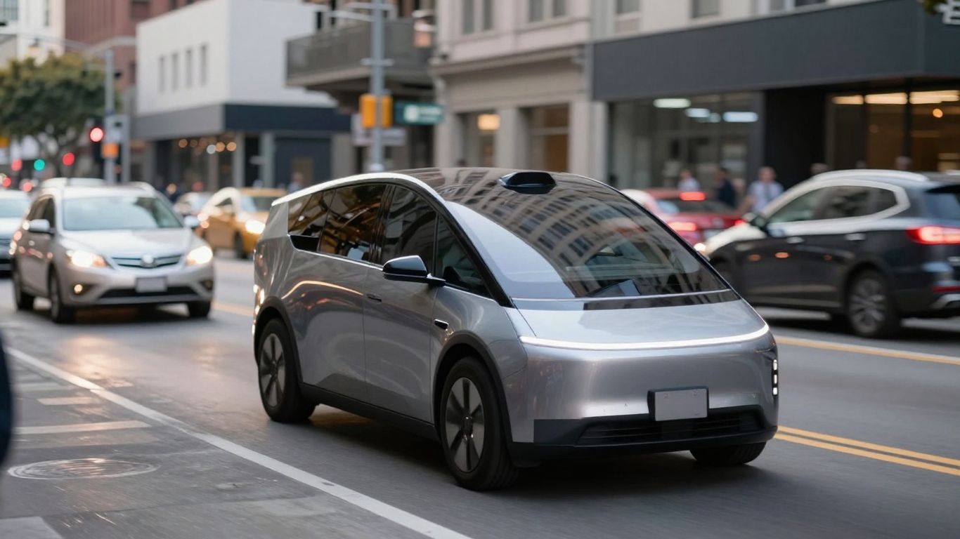 Nvidia self-driving car navigating chaotic San Francisco streets.