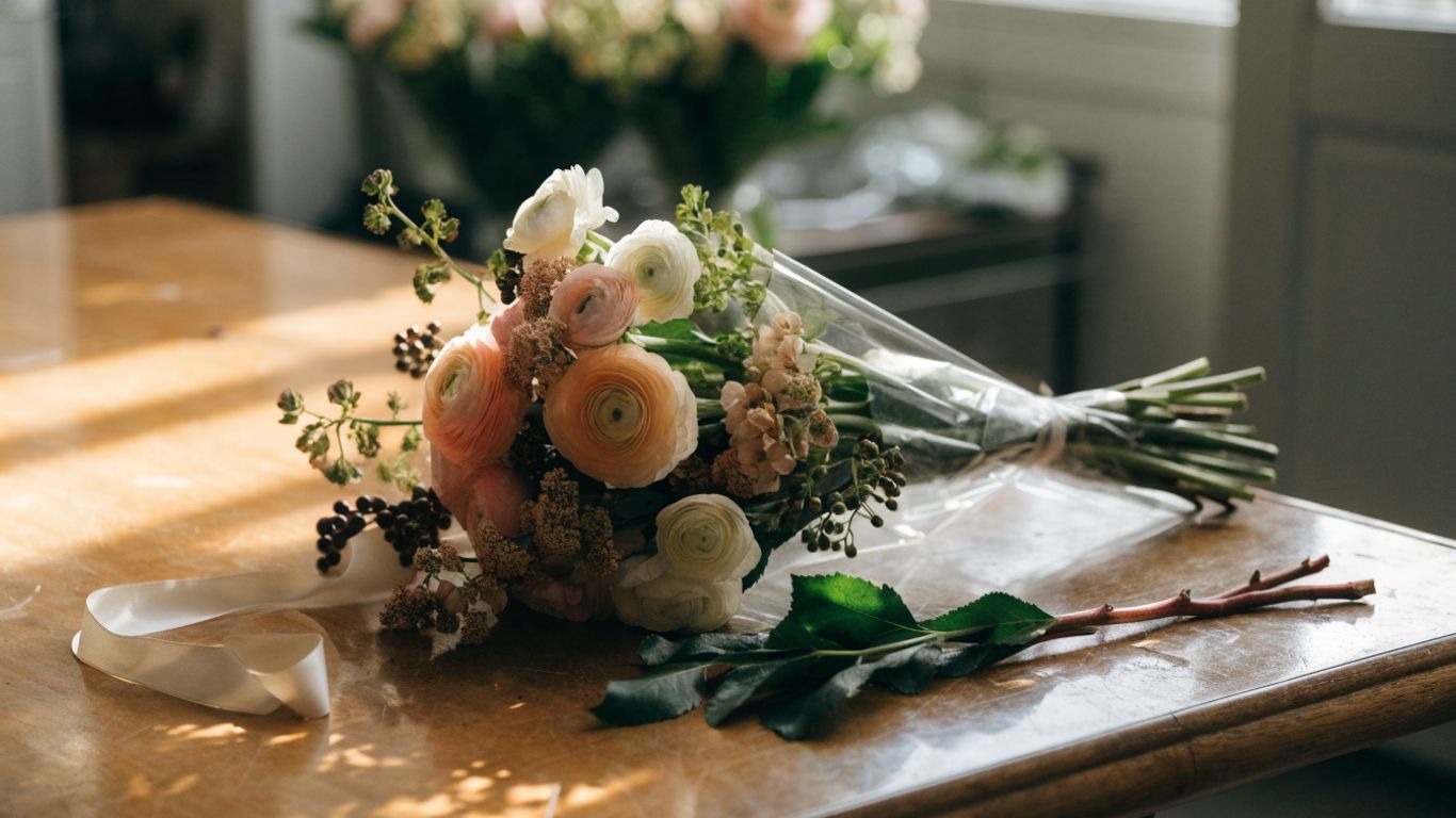 Fresh seasonal bouquet arranged for same-day gifting
