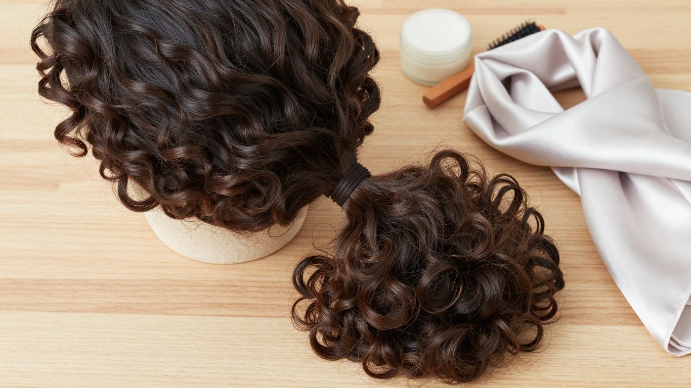 Lightweight pomade smoothing curly edges