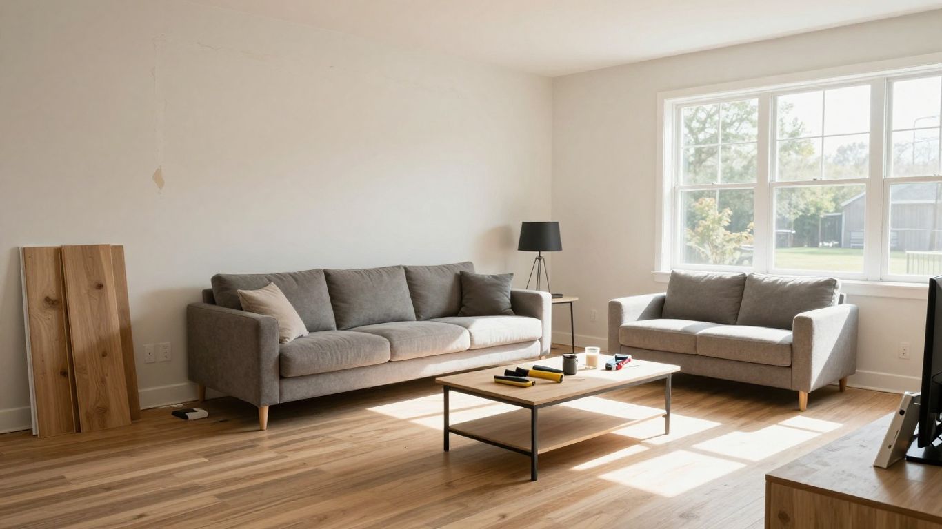 Dacula home interior renovation in progress.