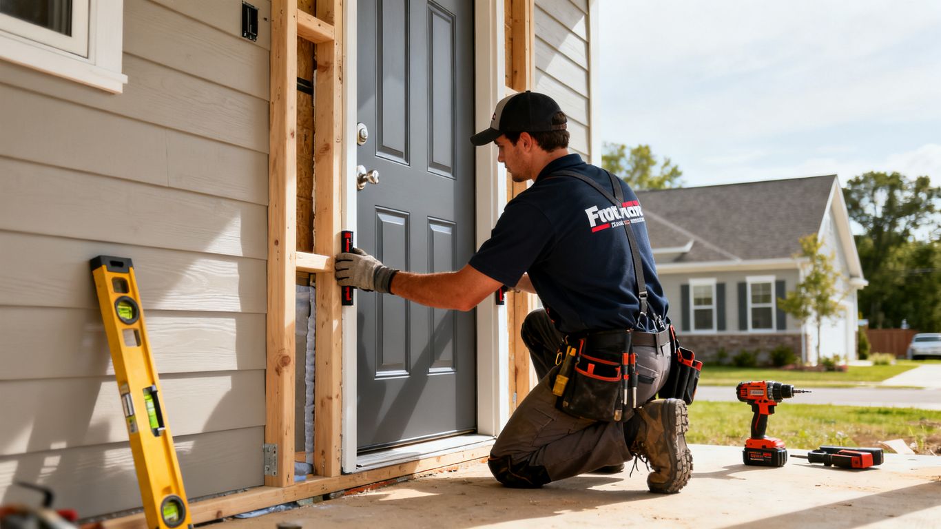 Local door installers showcasing high quality hardware