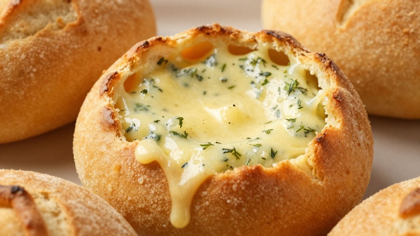 Cheesy cob loaf dip with bread dippers