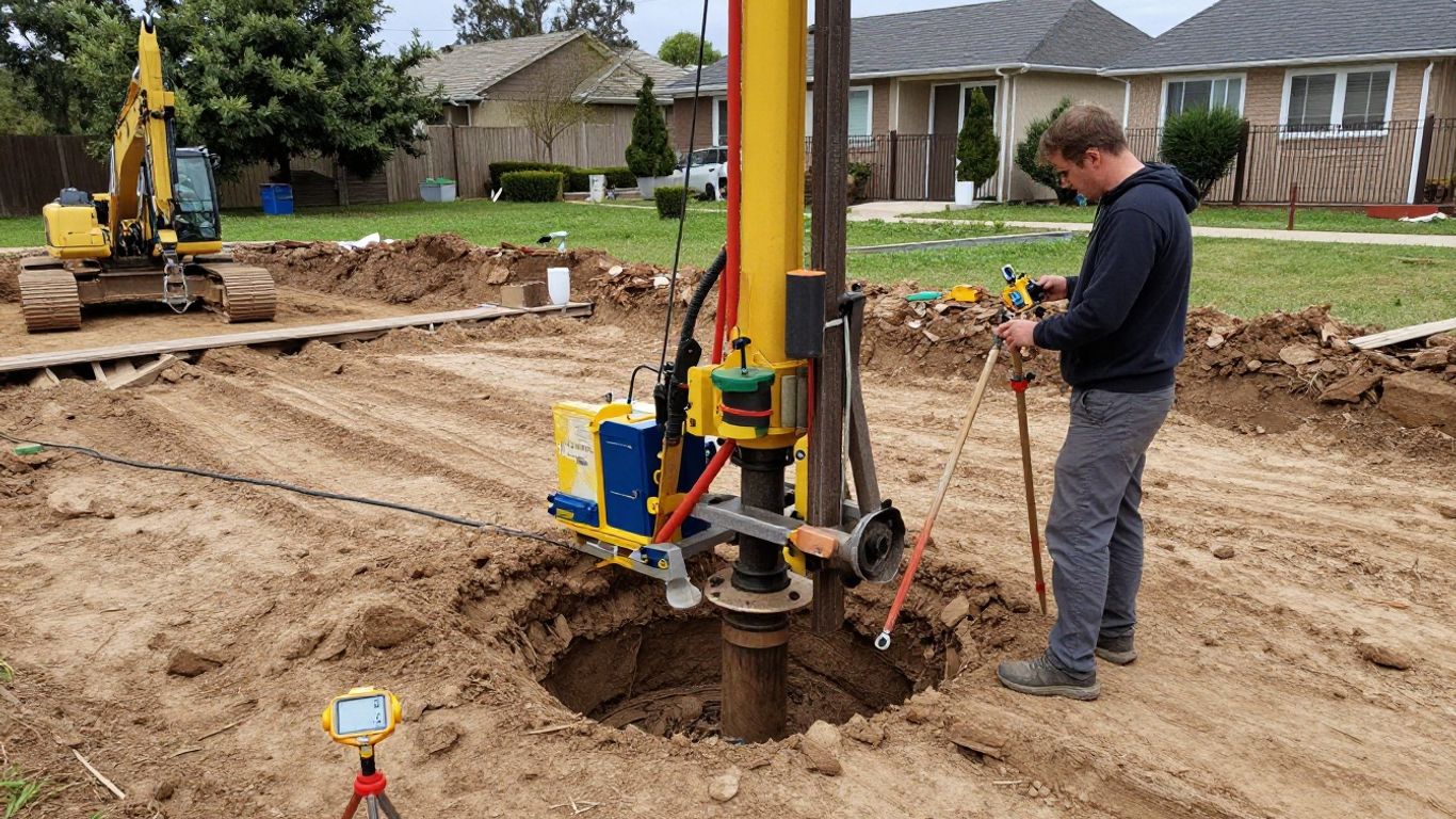 Detailed geotechnical site survey