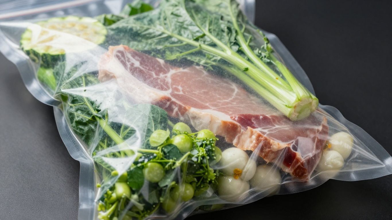 อาหารสดในถุงสุญญากาศ