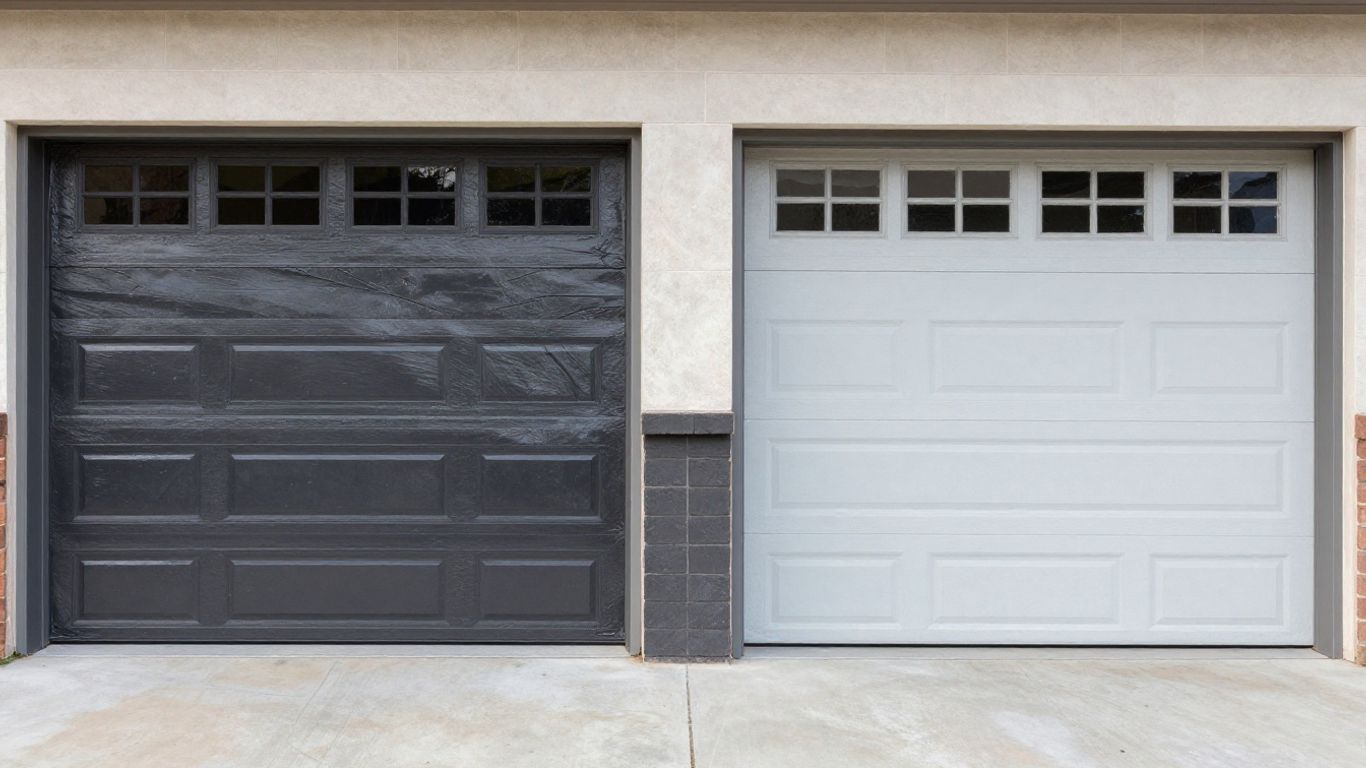 Epoxy floor versus painted concrete comparison.