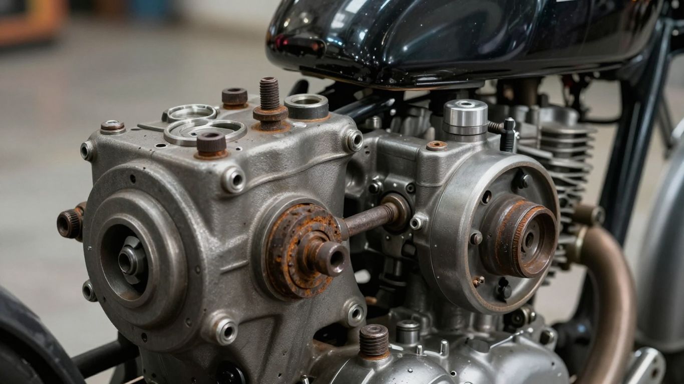 Verifying compatibility on a vintage motorcycle engine