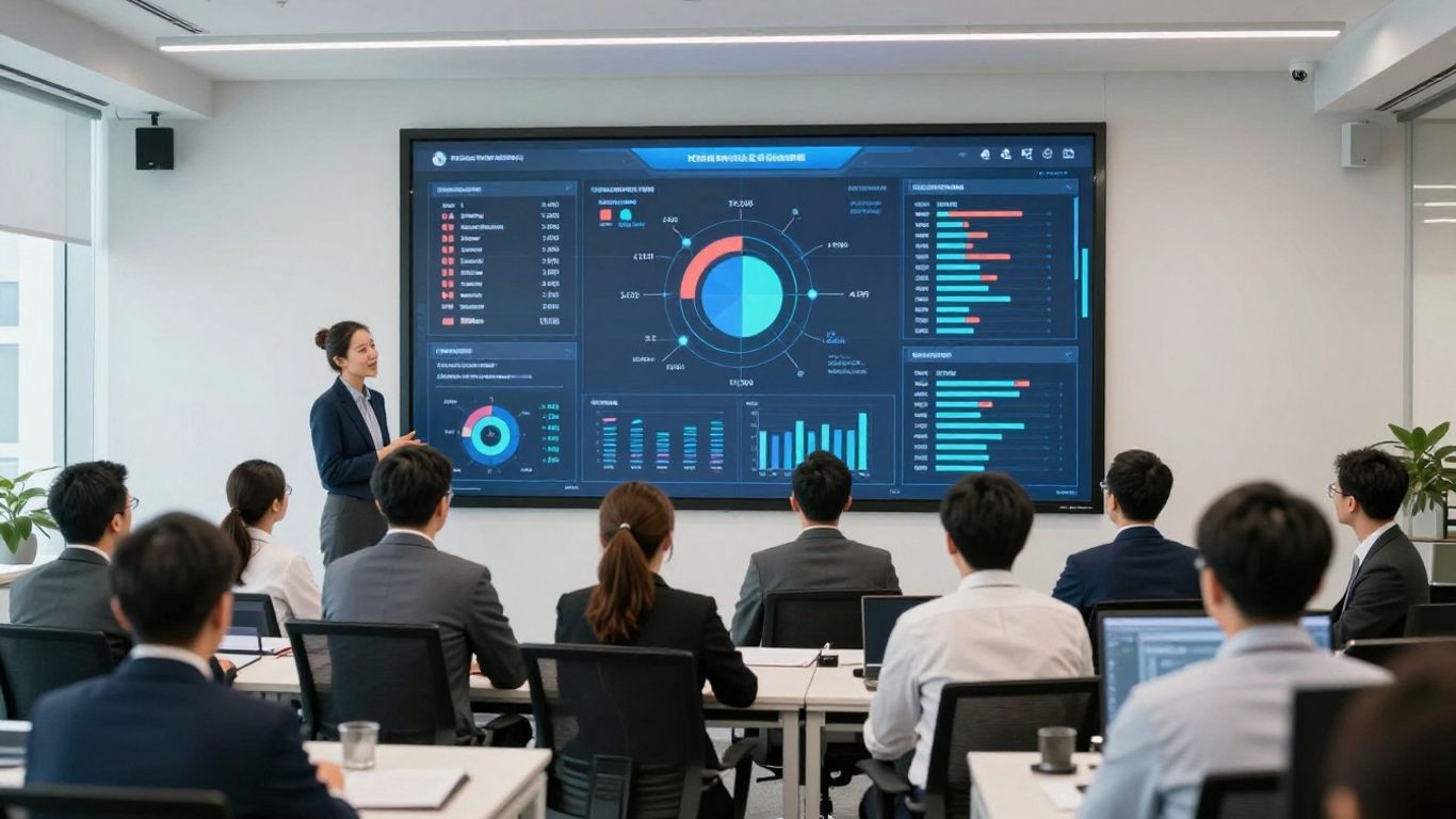 Professional SEM team analyzing data in Singapore
