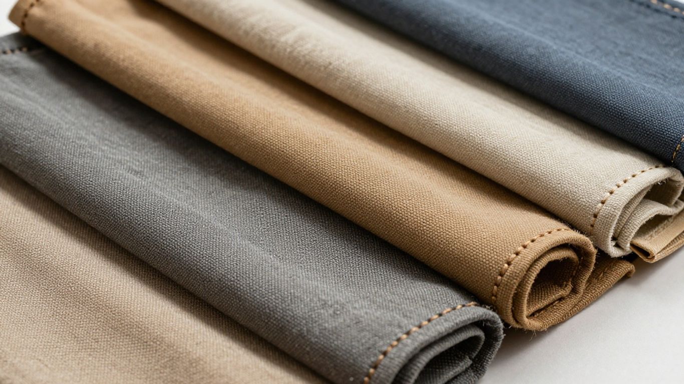 Heavy duty canvas covers in various colors and textures.