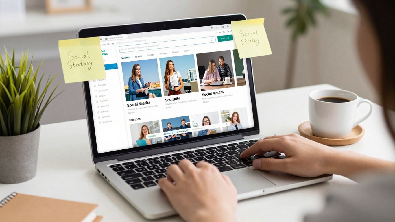 Strategia komunikacji i planowanie treści na Facebooku.