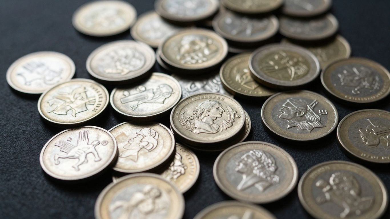 Collection of test piece coins