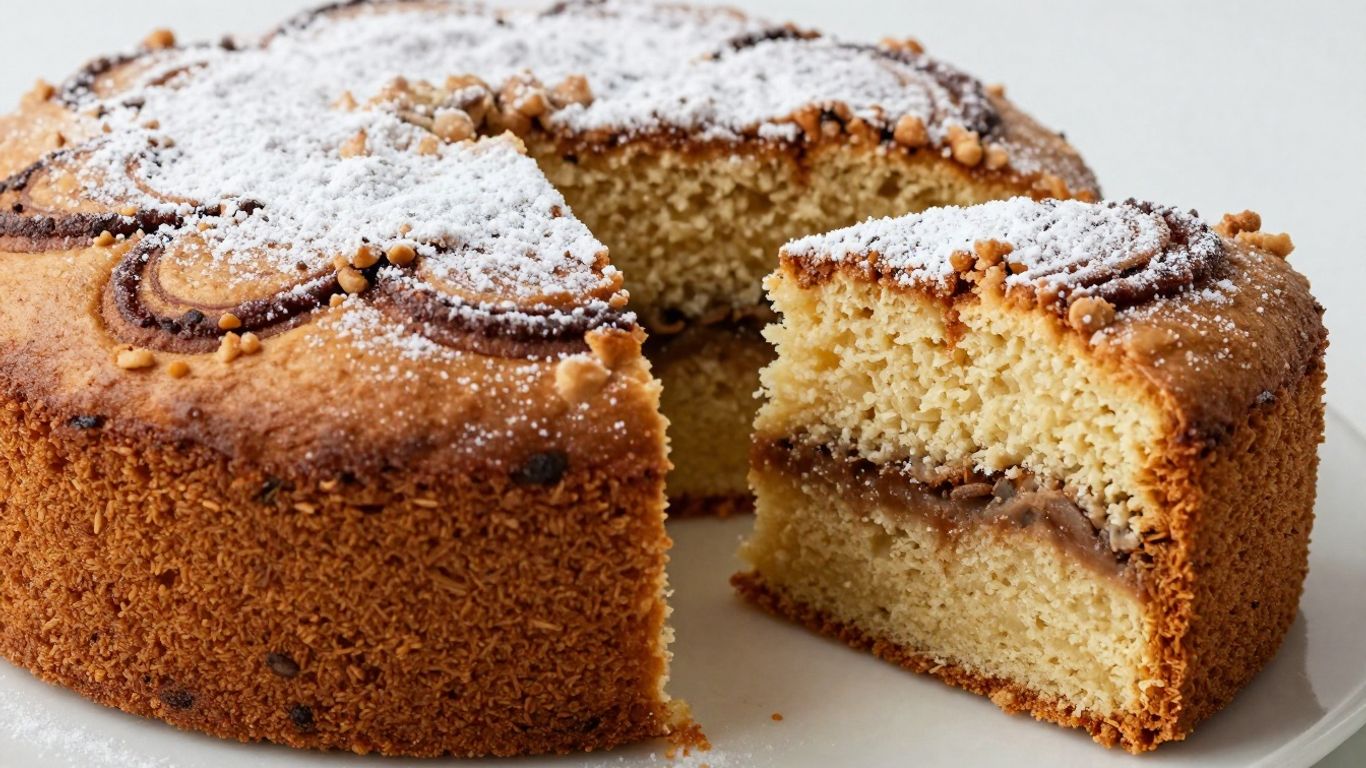 Gluten-free coffee cake with streusel topping