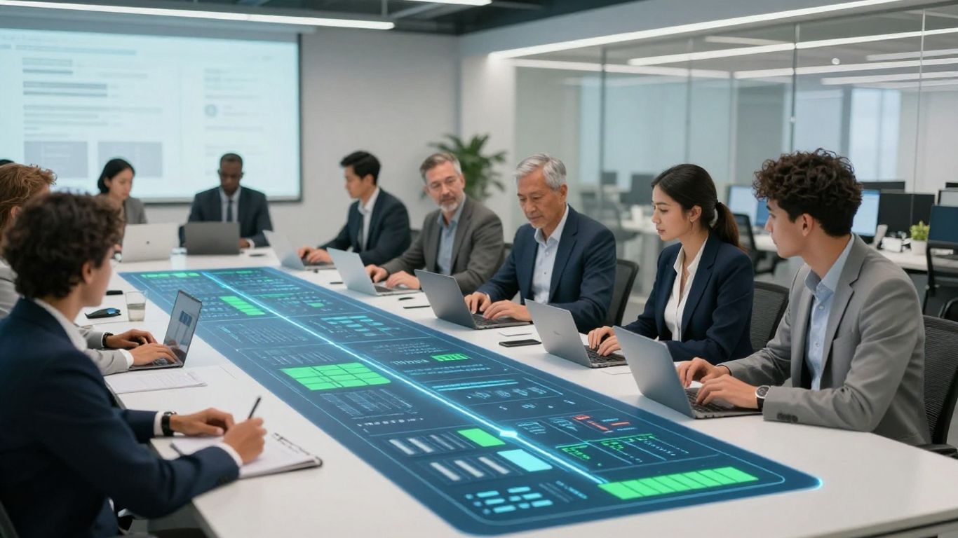 Automated business processes with compliance focus.