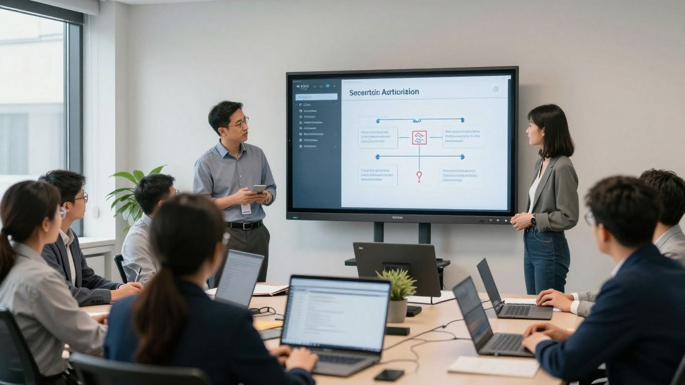 Training staff on secure authentication practices