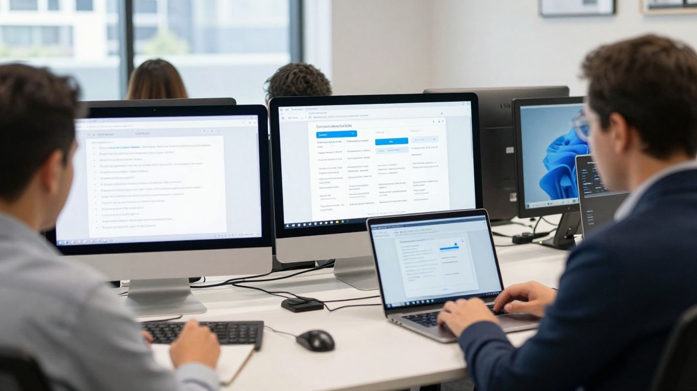 Microsoft 365 collaboration in Australian office