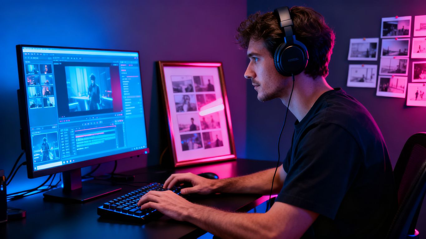 Private AI video workspace with creator controls