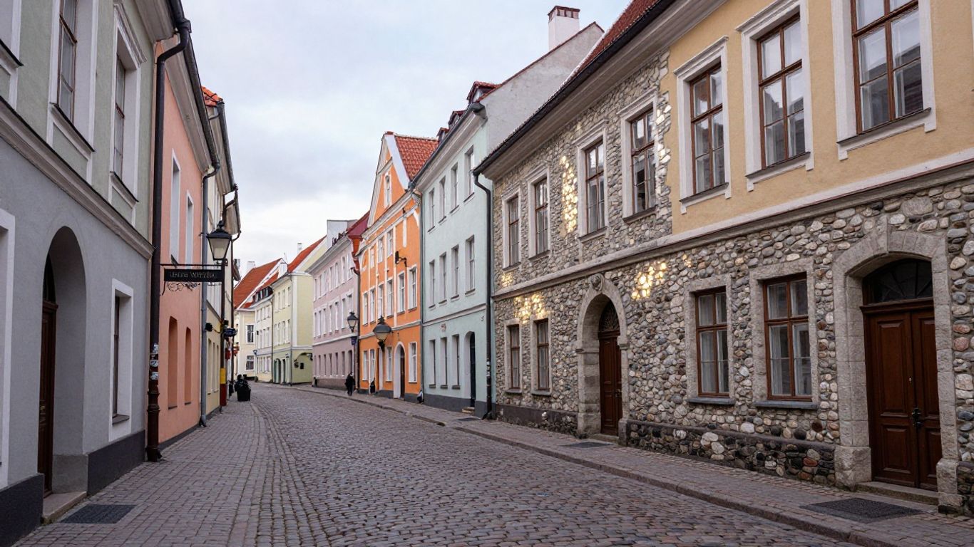 Strolling through the historic streets of Tallinn