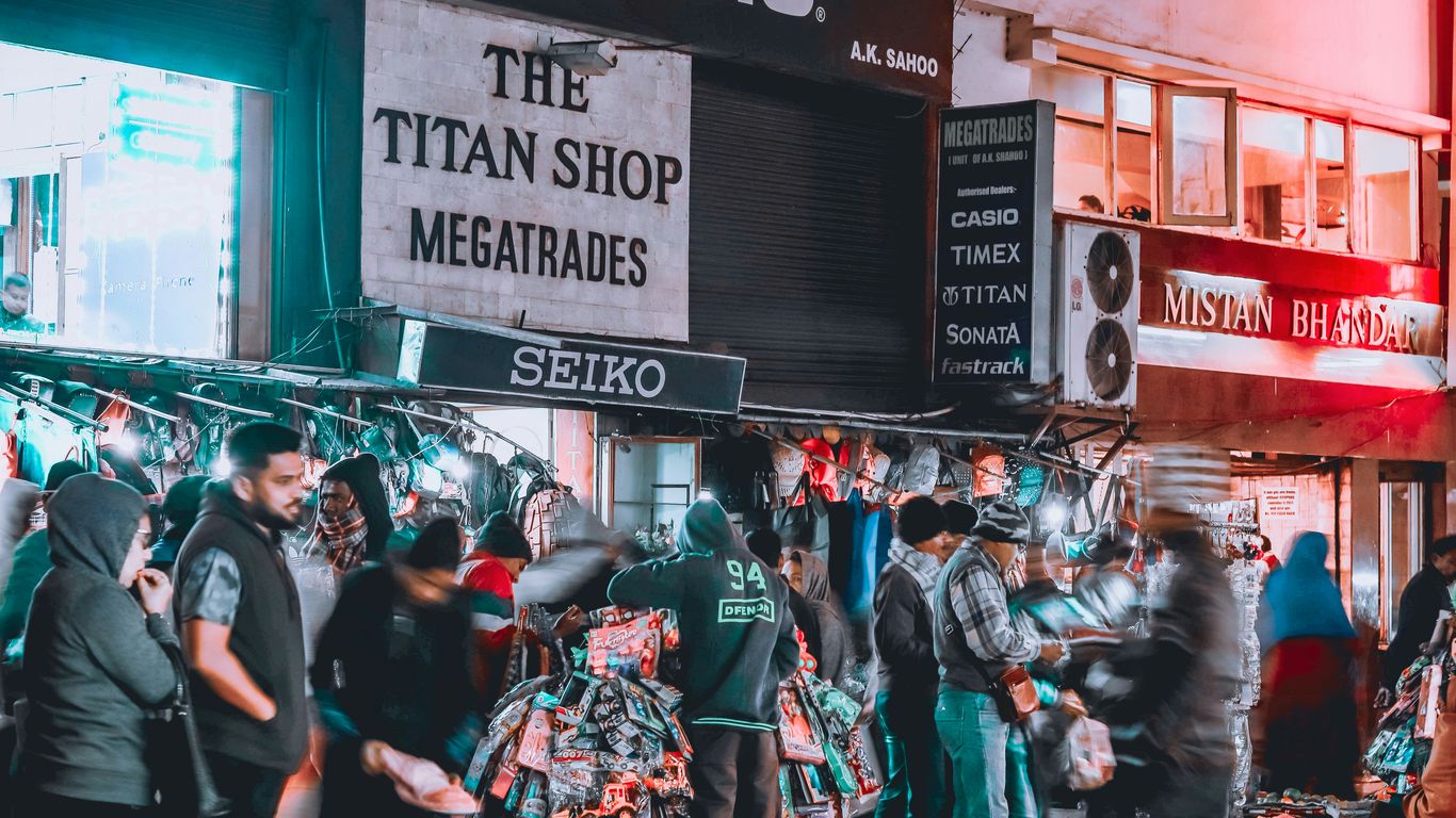 Technical setup for night markets