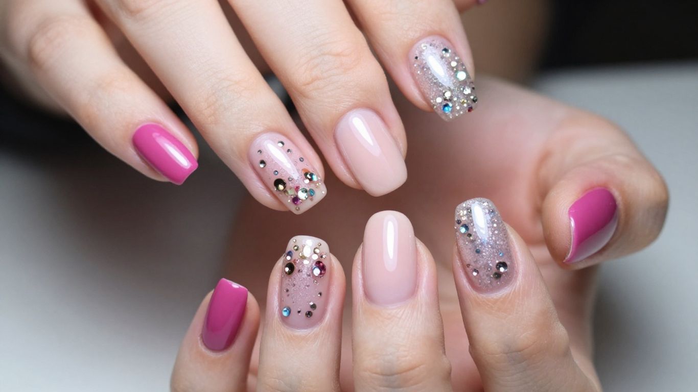Unhas incríveis criadas com Nail Designer Pro 4.0.