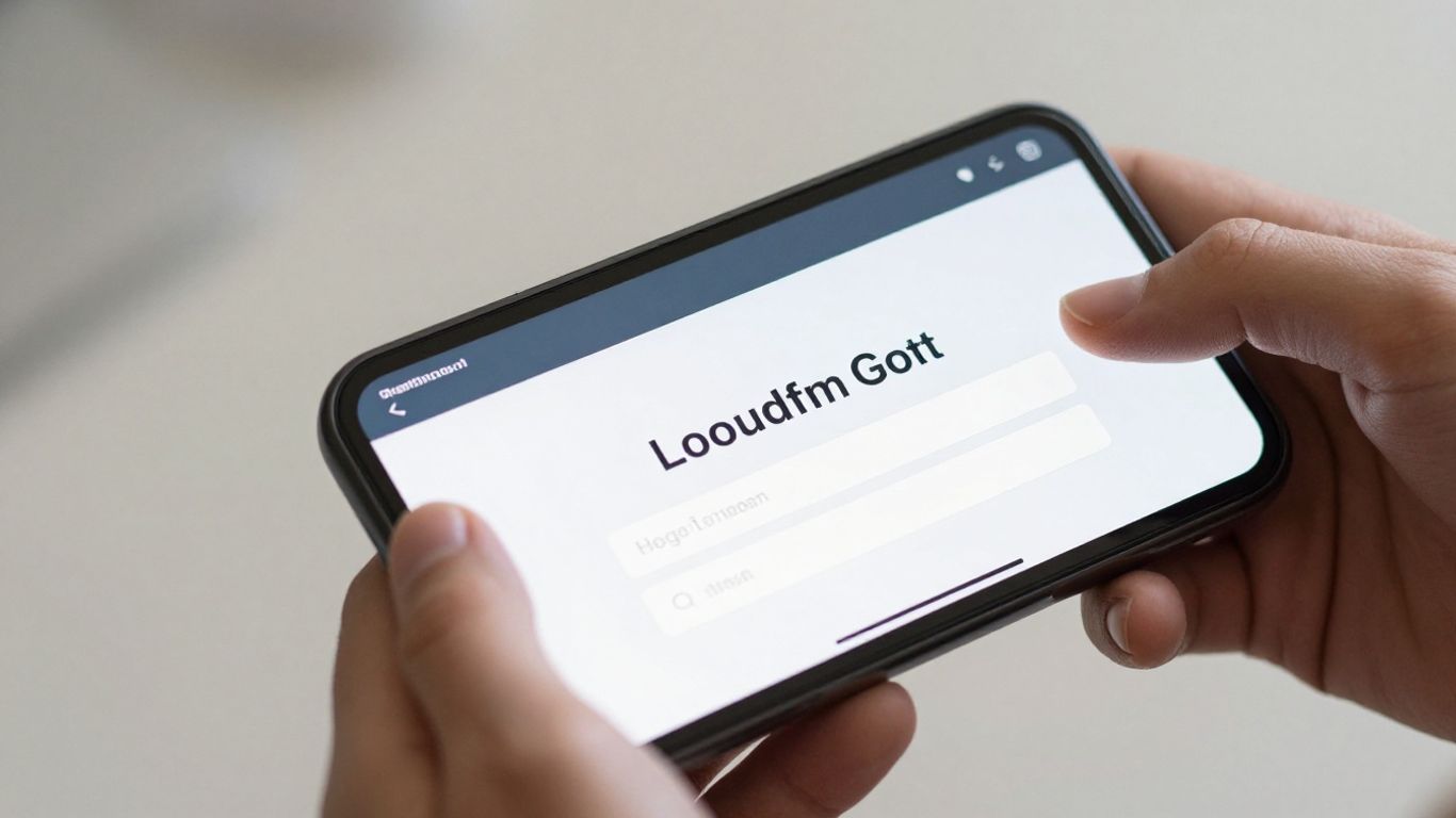 Smartphone screen showing Roofr login interface.
