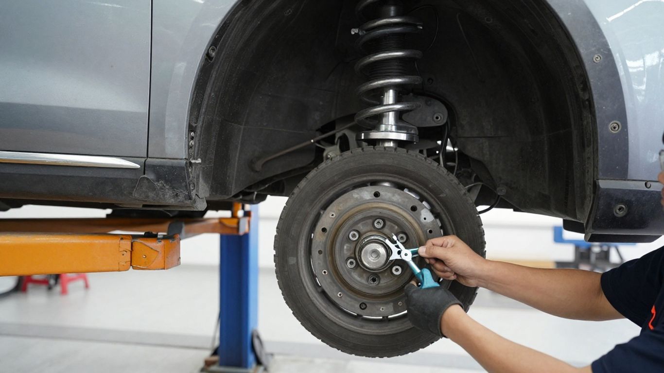 Suspension assessment on lift
