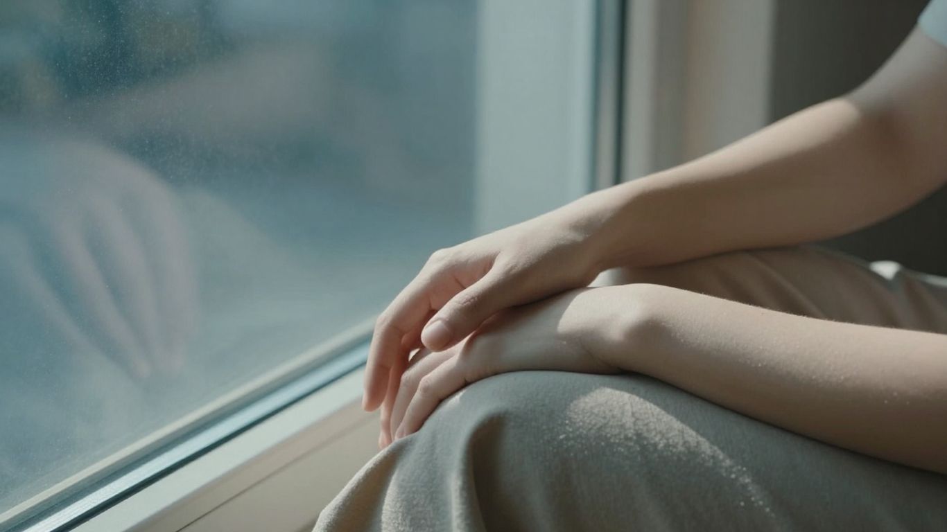 Person practicing mindful emotional regulation