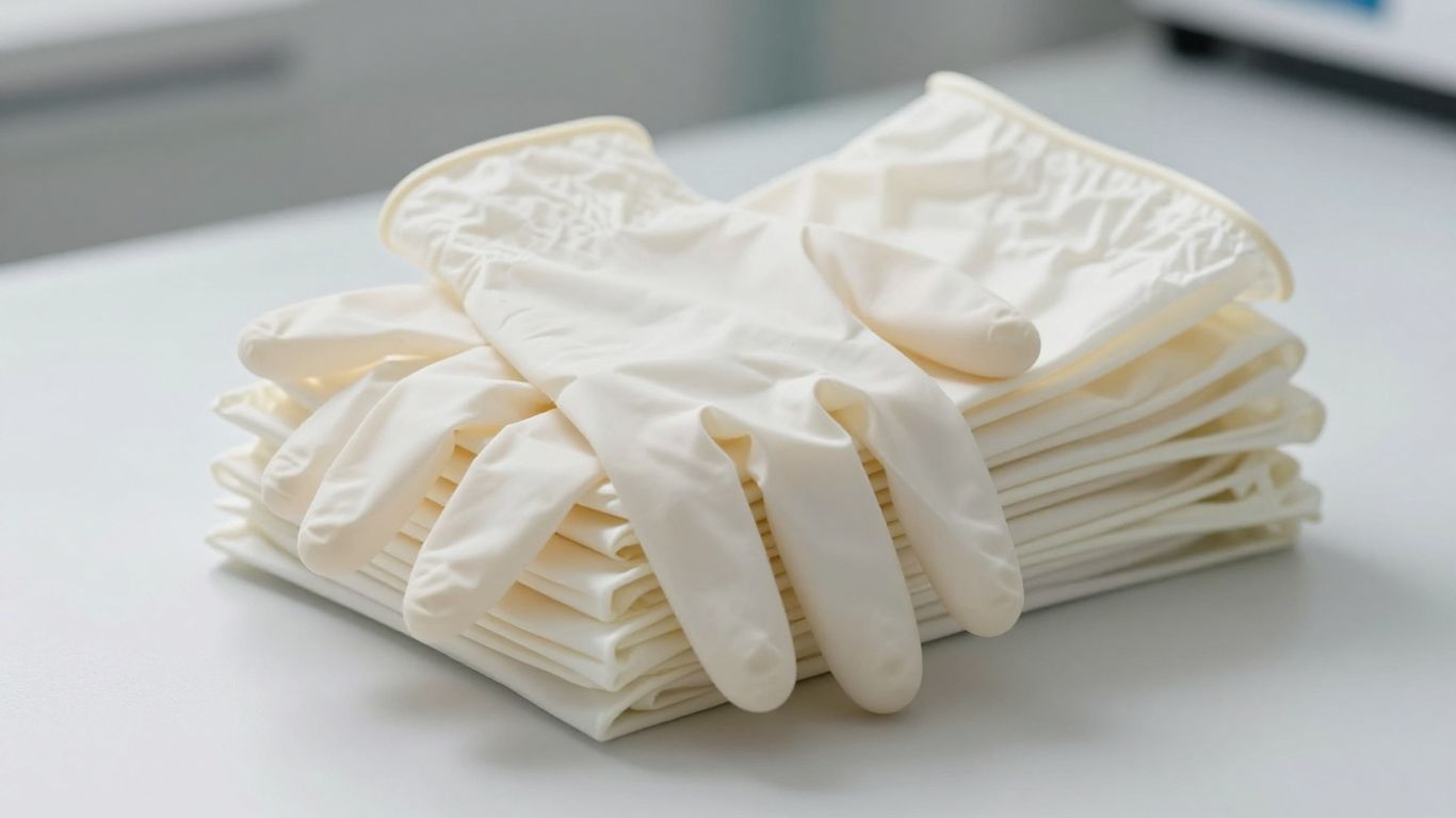 Einweg-Handschuhe in professioneller Laborumgebung