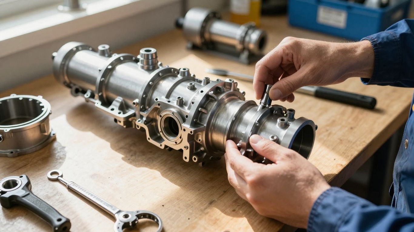 Second hand BMW gearbox in Adelaide workshop