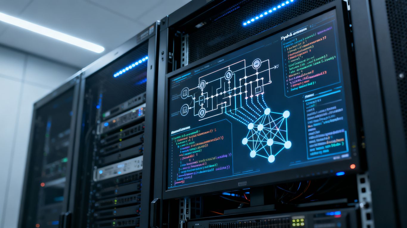 A dashboard showing quantum software integration