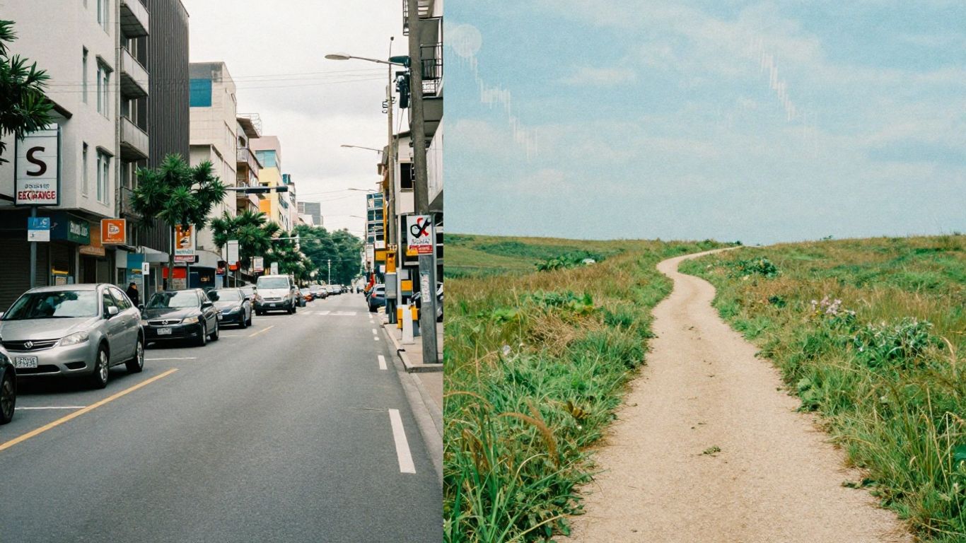 Forex and futures trading paths comparison image.