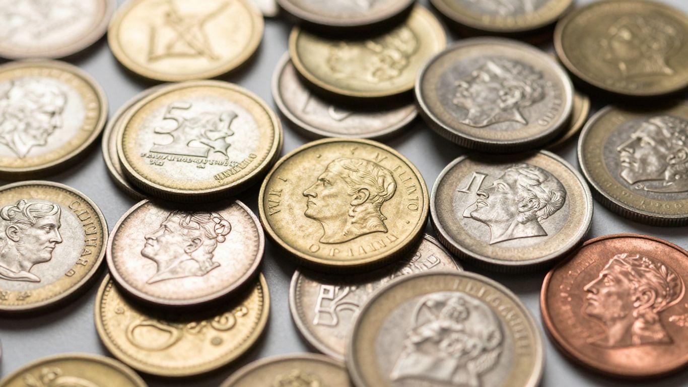 Ancient and modern transition metal coins