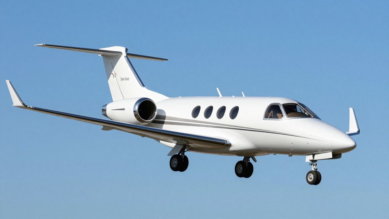 Cirrus Vision Jet flying high in the sky.