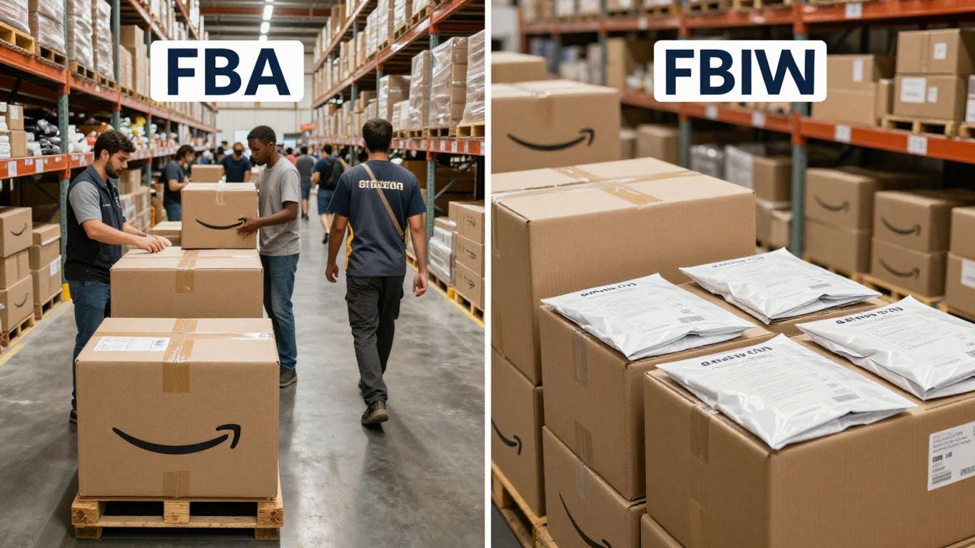 FBA vs FBM fulfillment methods comparison image