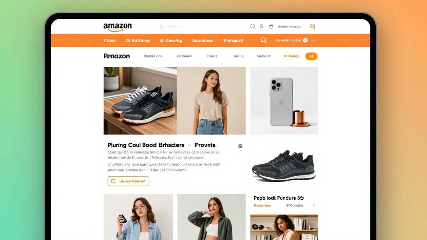Amazon A+ Content enhanced product listing page