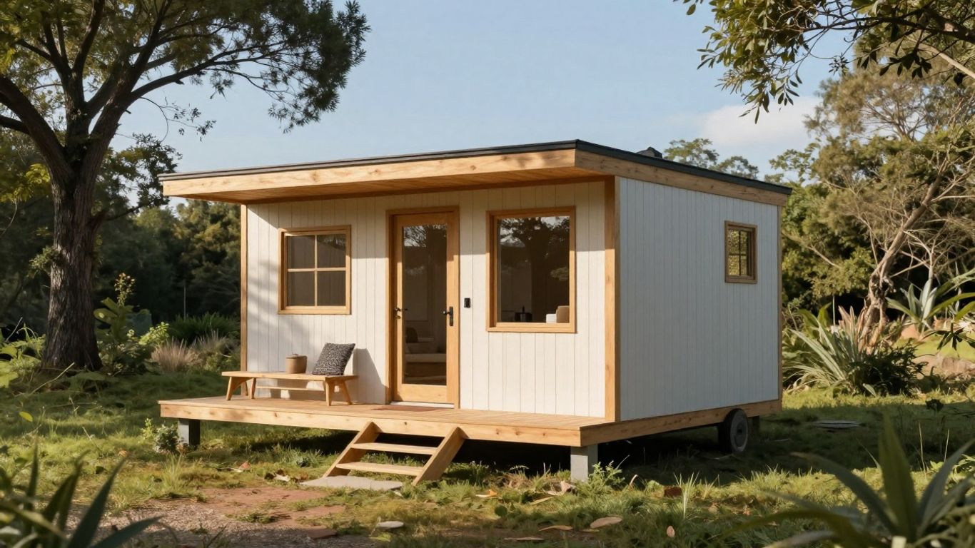 Tiny home in a natural setting
