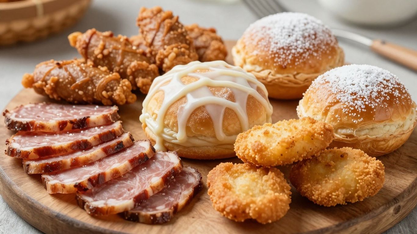 Aliments inflammatoires : viandes transformées, pâtisseries, fritures.