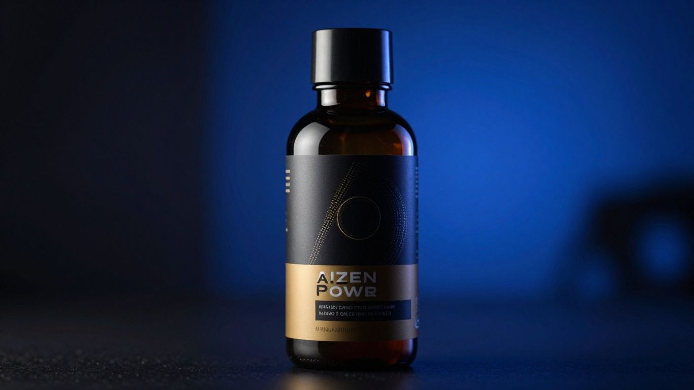 Aizen Power male enhancement supplement bottle.