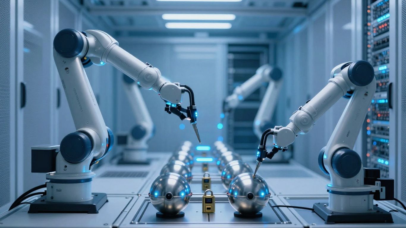 Automated artifact management and security in a server room.