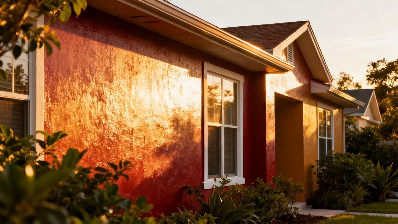 House exterior with durable and stylish paint.